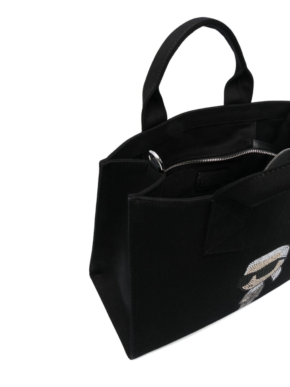 Karl Lagerfeld K/Ikonik 2.0 rhinestone tote - Image 5