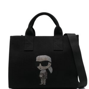 Karl Lagerfeld K/Ikonik 2.0 rhinestone tote