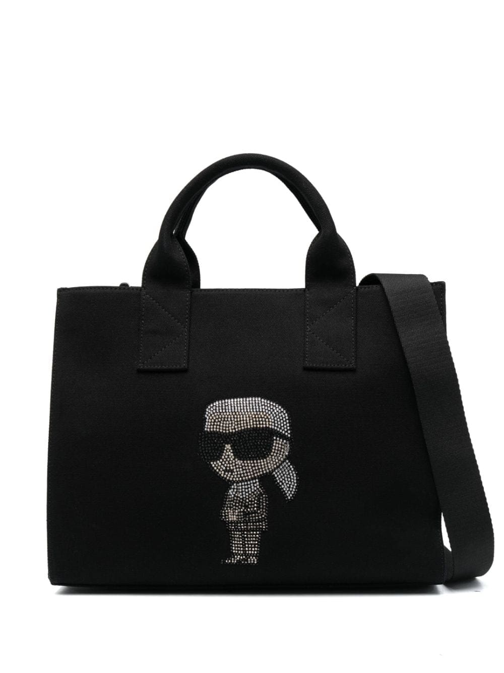 Karl Lagerfeld K/Ikonik 2.0 rhinestone tote