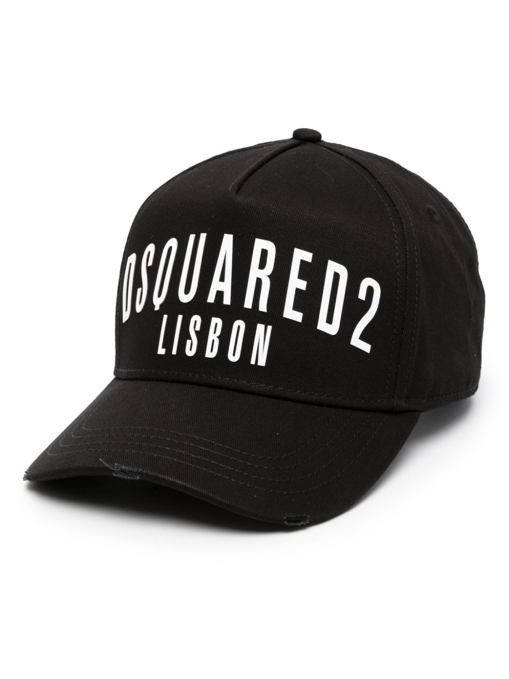 DSQUARED2 logo-print cotton baseball cap