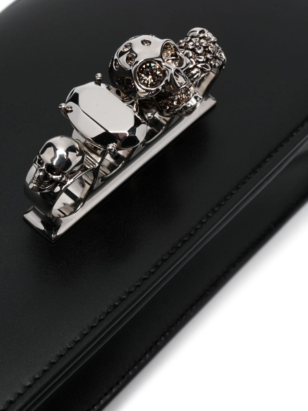 Alexander McQueen Jewelled leather shoulder bag - Image 5