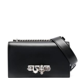 Alexander McQueen Jewelled leather shoulder bag