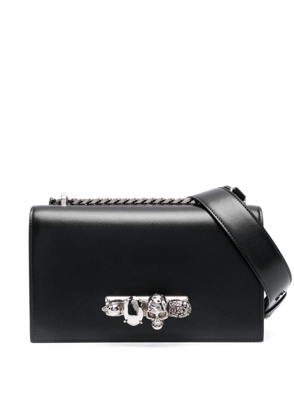 Alexander McQueen Jewelled leather shoulder bag