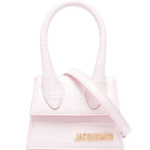 Jacquemus Le Chiquito crocodile-embossed mini tote bag