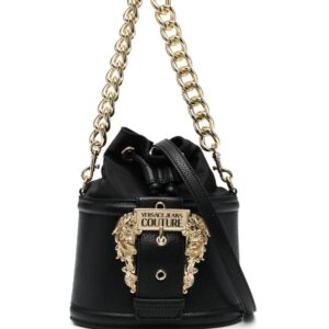 Versace Jeans Couture logo-plaque bucket bag