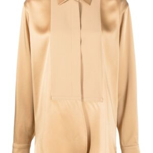 Jil Sander  satin-finish panelled shirt