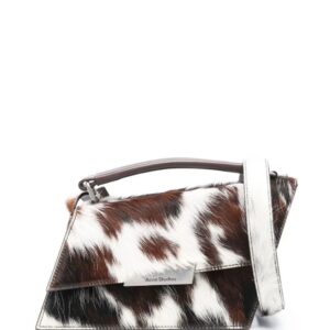Acne Studios Distortion cow-print mini bag