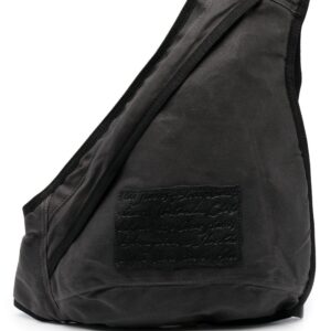 Acne Studios logo-patch cotton sling bag