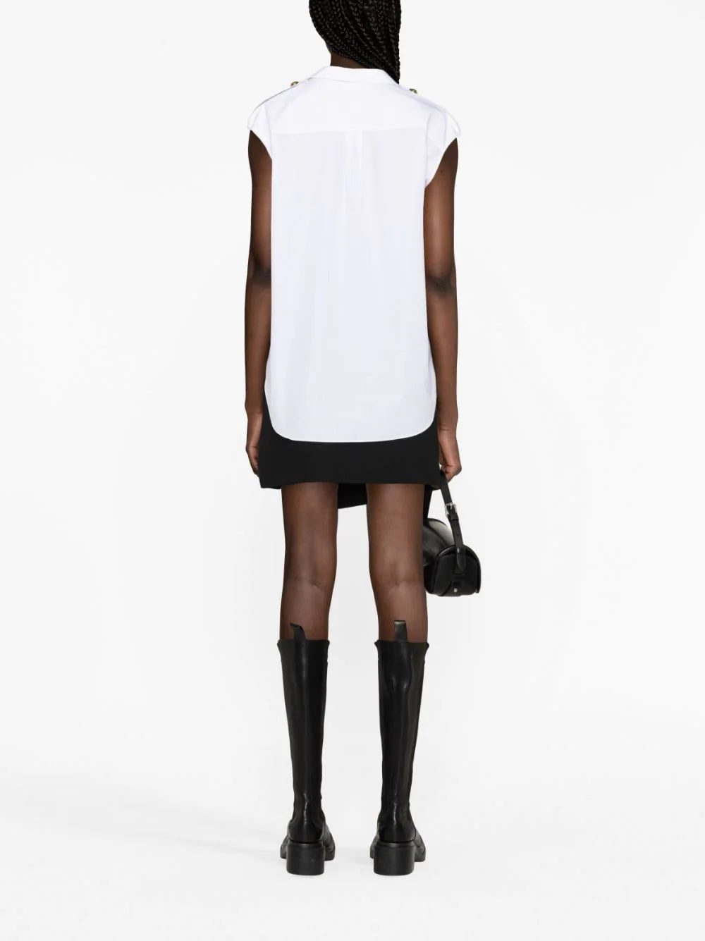 Alexander McQueen Military-pocket sleeveless shirt - Image 4