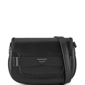 Emporio Armani debossed-logo leather mini bag