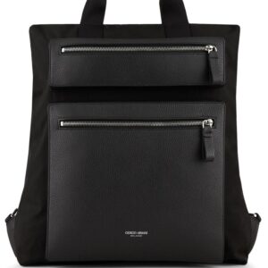 Giorgio Armani logo-stamp backpack