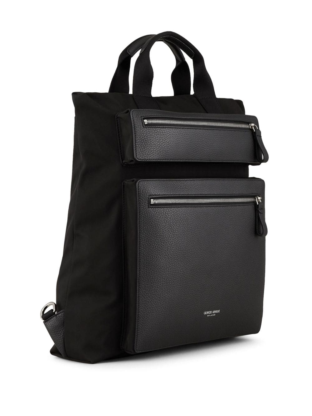 Giorgio Armani logo-stamp backpack - Image 3