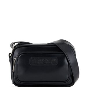 Armani Exchange logo-patch camera crossbody bag