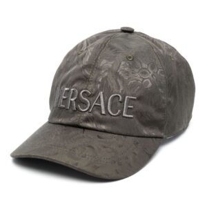 Versace paisley-print embroidered-logo baseball cap