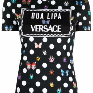 Versace  x Dua Lipa Butterflies T-shirt.