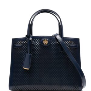 Tory Burch small Robinson perforated tote bag