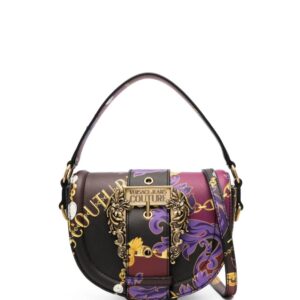 Versace Jeans Couture Chain Couture-print faux-leather shoulder bag