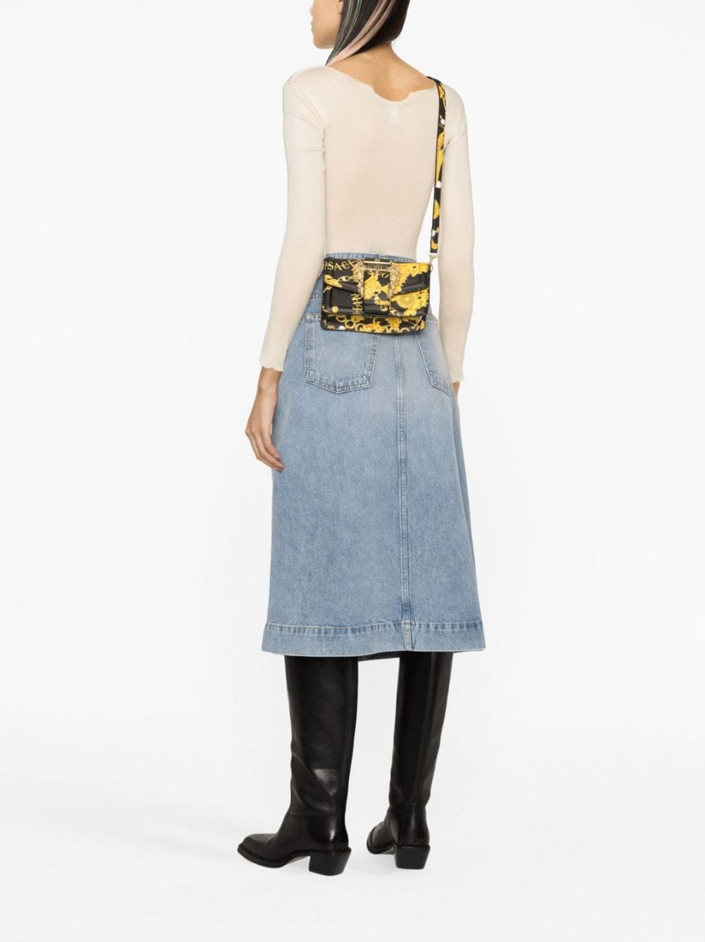 Versace Jeans Couture Chain Couture faux-leather crossbody bag - Image 2