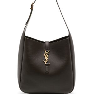 Saint Laurent Le 5 à 7 monogram-plaque shoulder bag