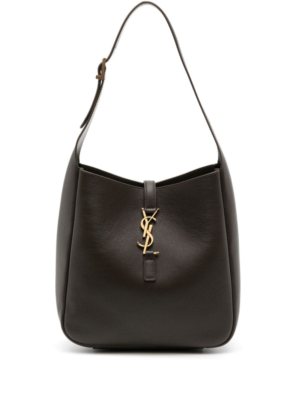 Saint Laurent Le 5 à 7 monogram-plaque shoulder bag