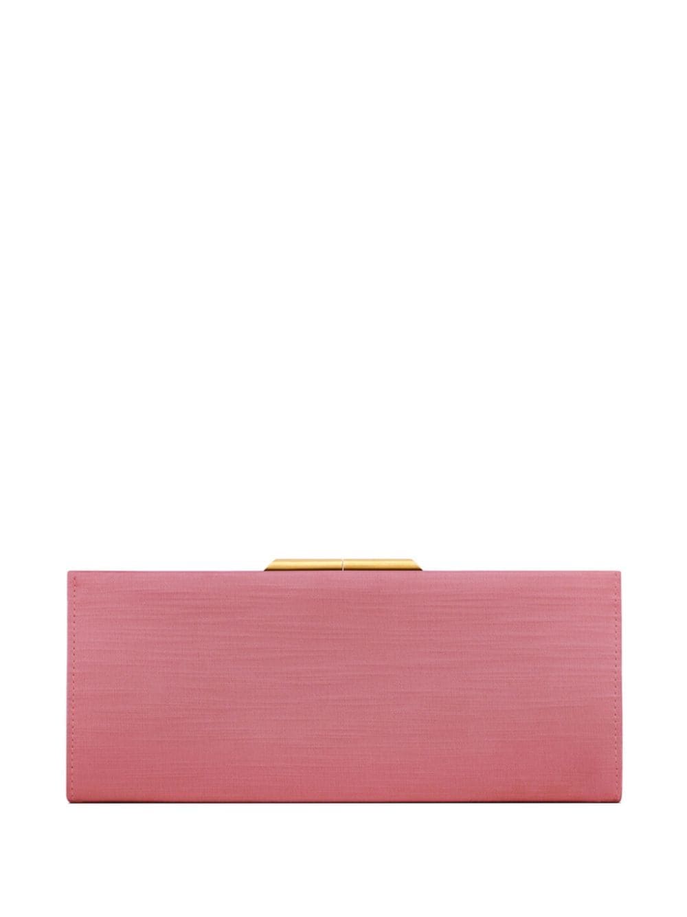Saint Laurent small Midnight satin clutch