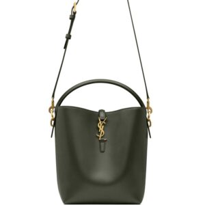 Saint Laurent Catherin logo-plaque leather bag