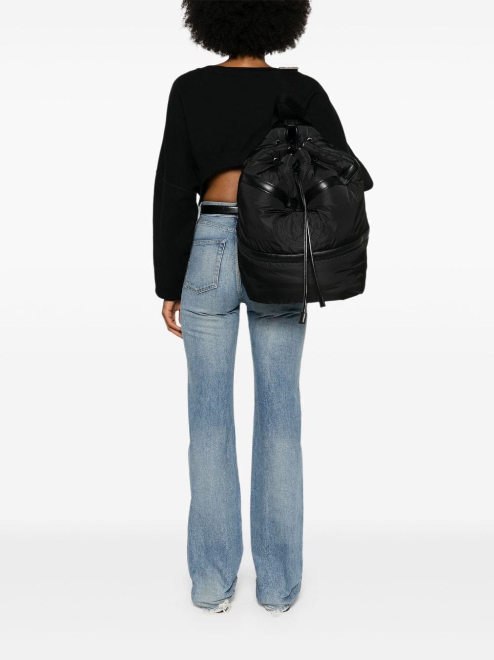 Saint Laurent Rive Gauche logo-debossed backpack - Image 2