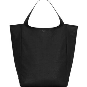 Saint Laurent logo-patch tote bag