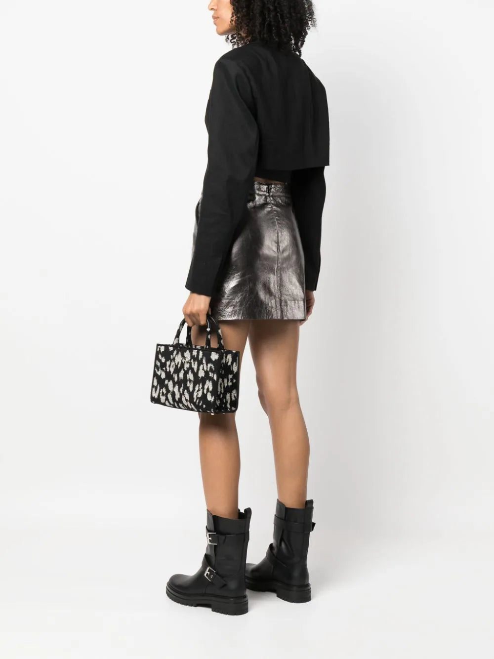 Furla small Opportunity leopard-jacquard tote bag - Image 2