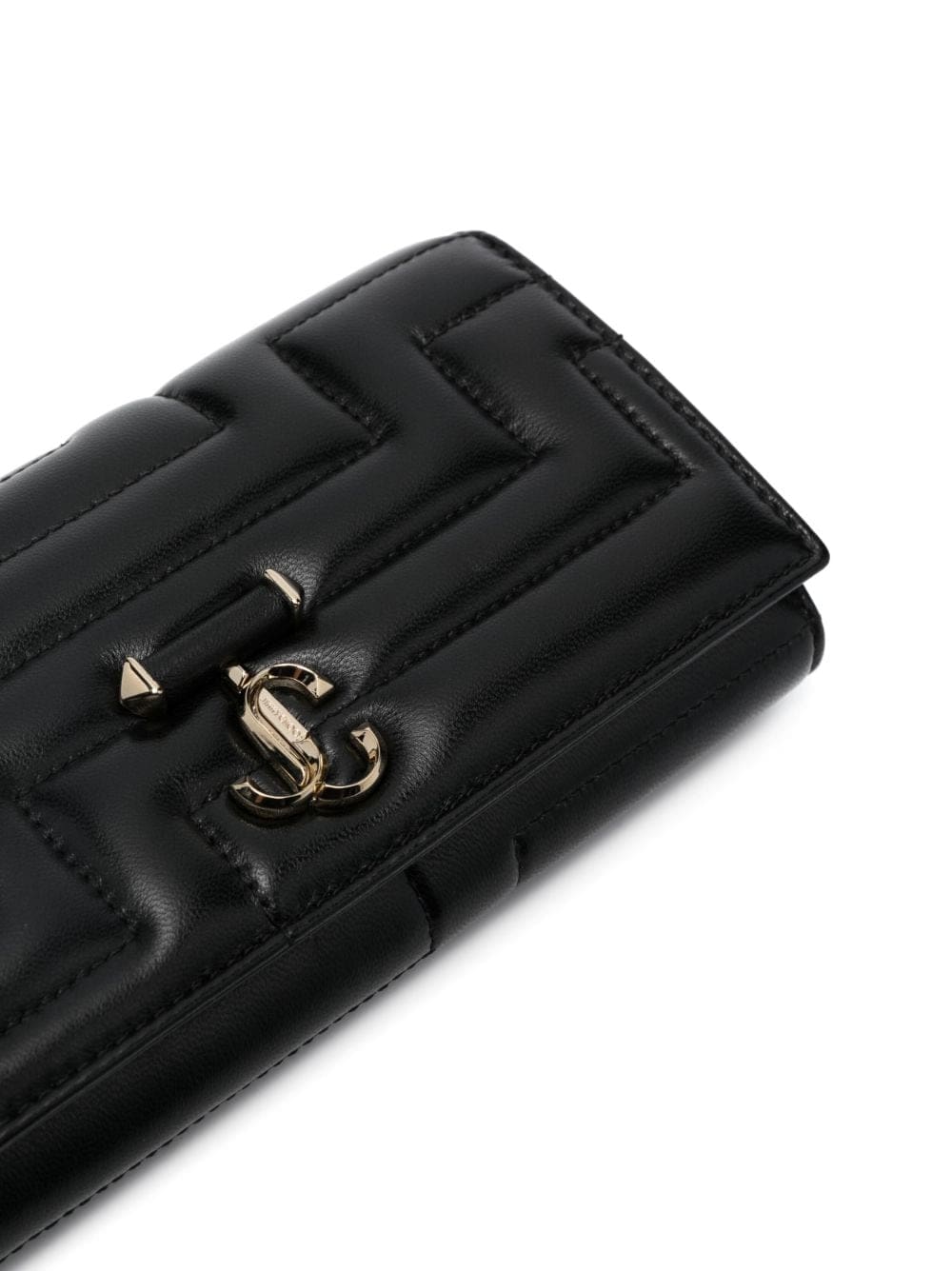 Jimmy Choo logo-plaque quilted shoulder bag - Image 4