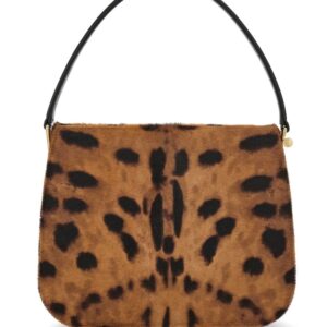 Ferragamo small Semi-rigid leopard-print tote bag
