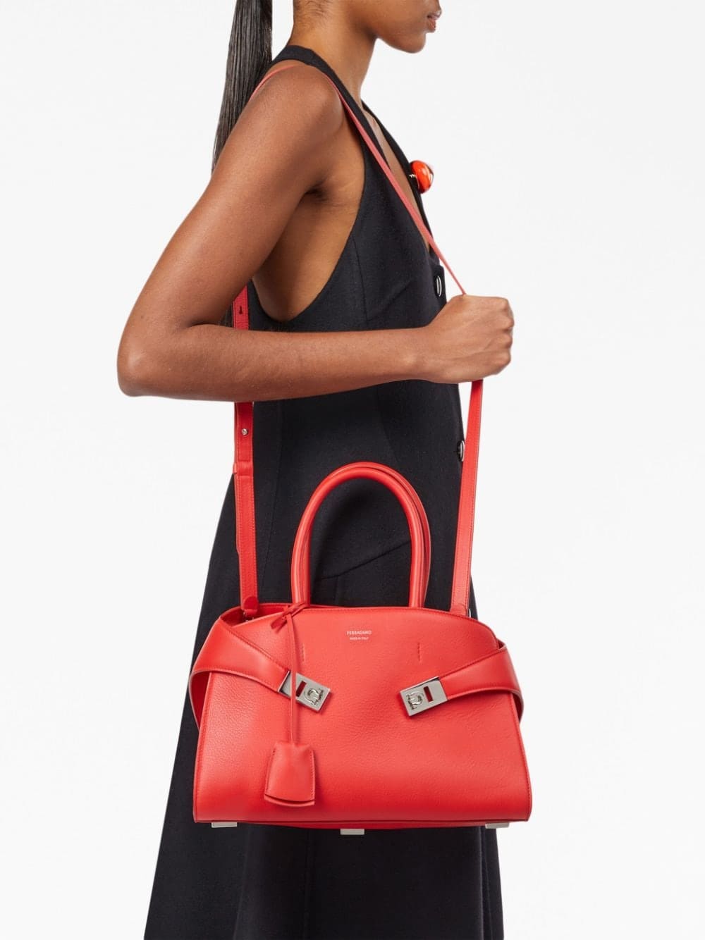 Ferragamo Hug leather tote bag - Image 3