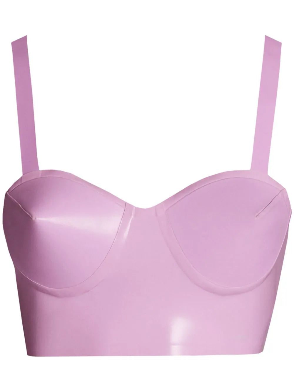 Maison Margiela latex balconette bra