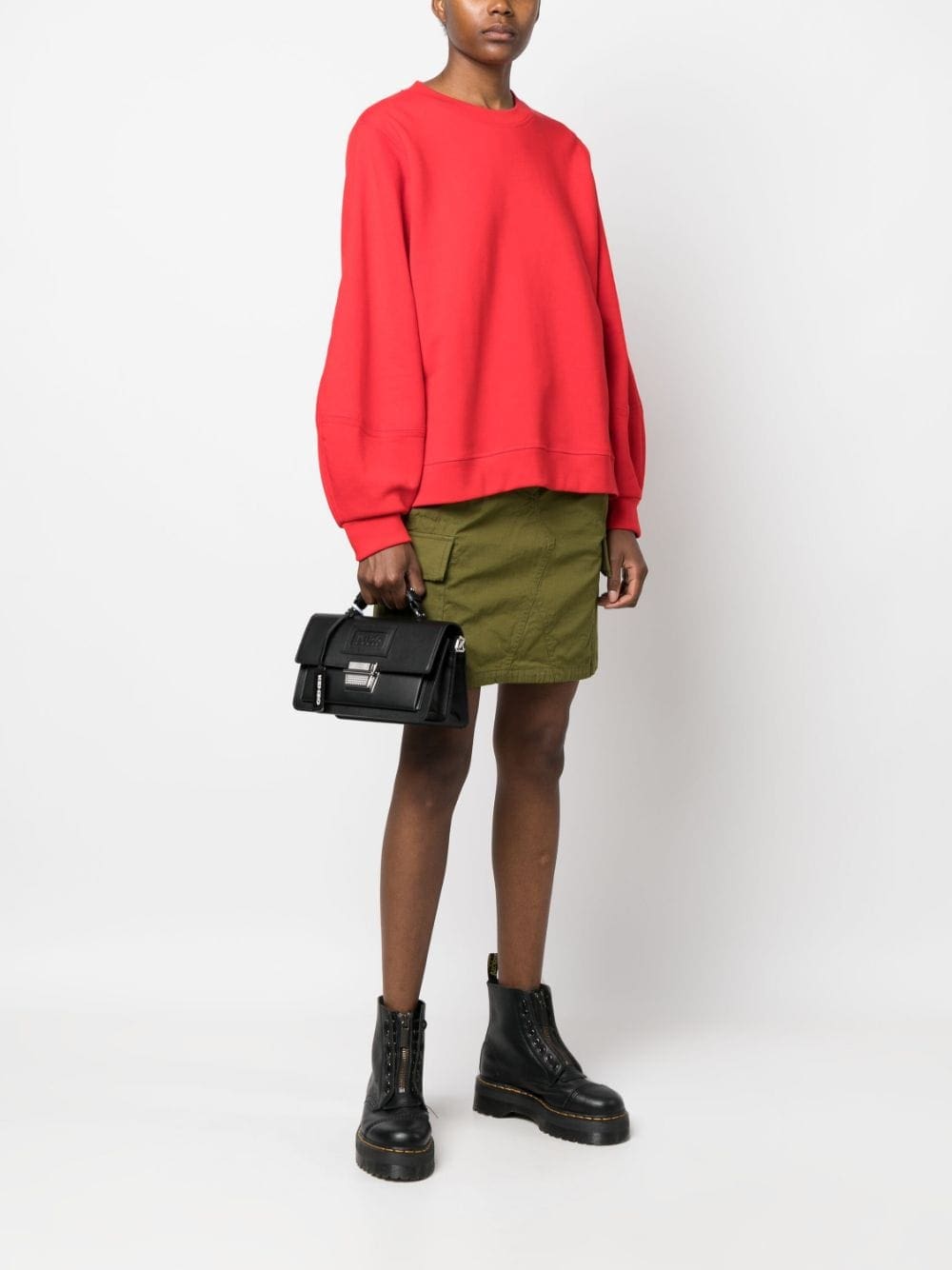 Kenzo logo-debossed leather tote bag - Image 2