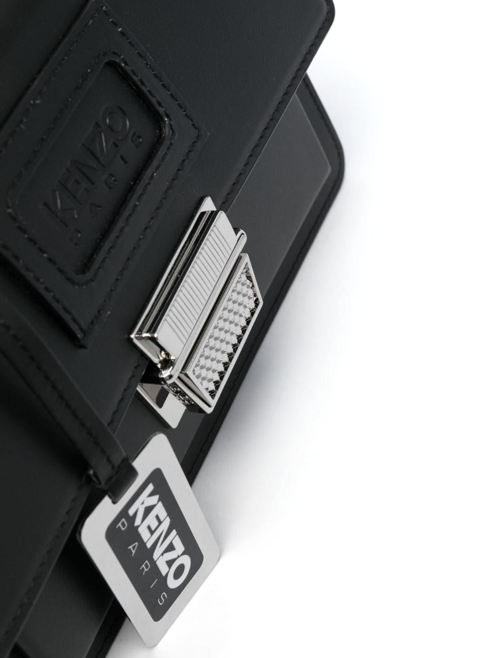 Kenzo logo-debossed leather tote bag - Image 4