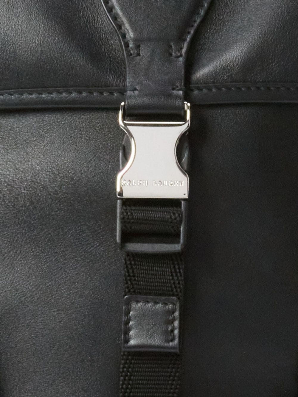 Ralph Lauren Purple Label medium foldover-top leather backpack - Image 6