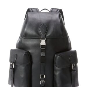 Ralph Lauren Purple Label medium foldover-top leather backpack