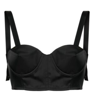 Maison Margiela  satin balconette bra