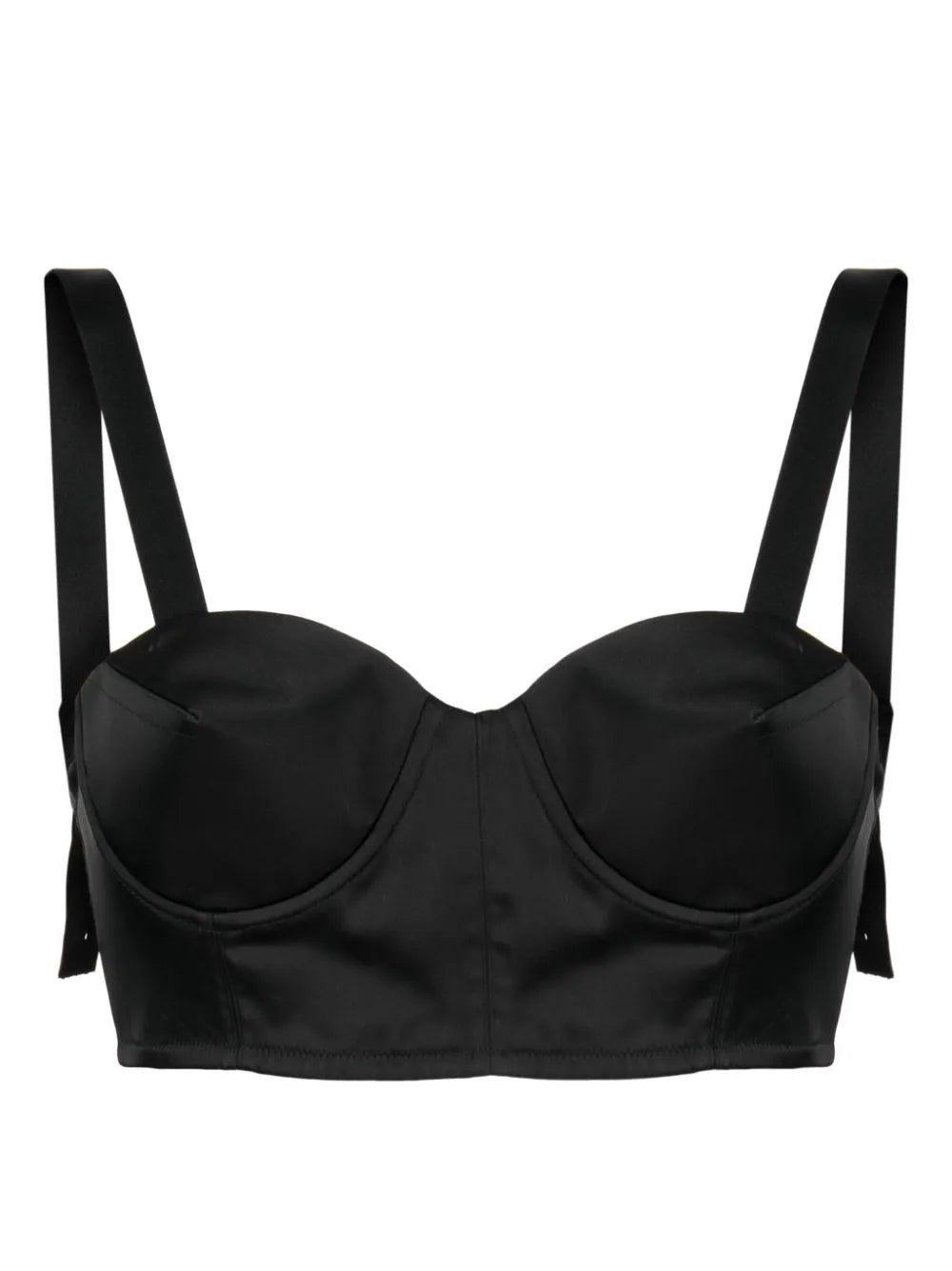 Maison Margiela satin balconette bra