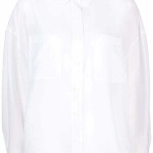 Calvin Klein semi-sheer button-up shirt