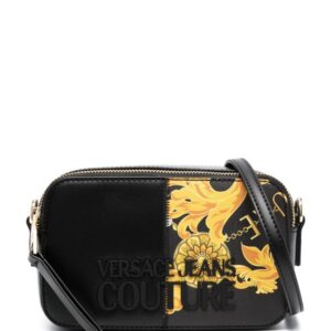 Versace Jeans Couture logo-lettering Barocco-print crossbody bag