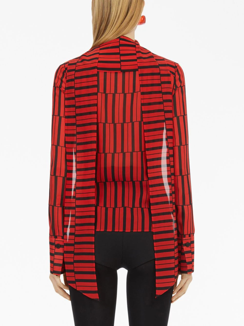 Ferragamo stripe-print long-sleeve shirt - Image 4