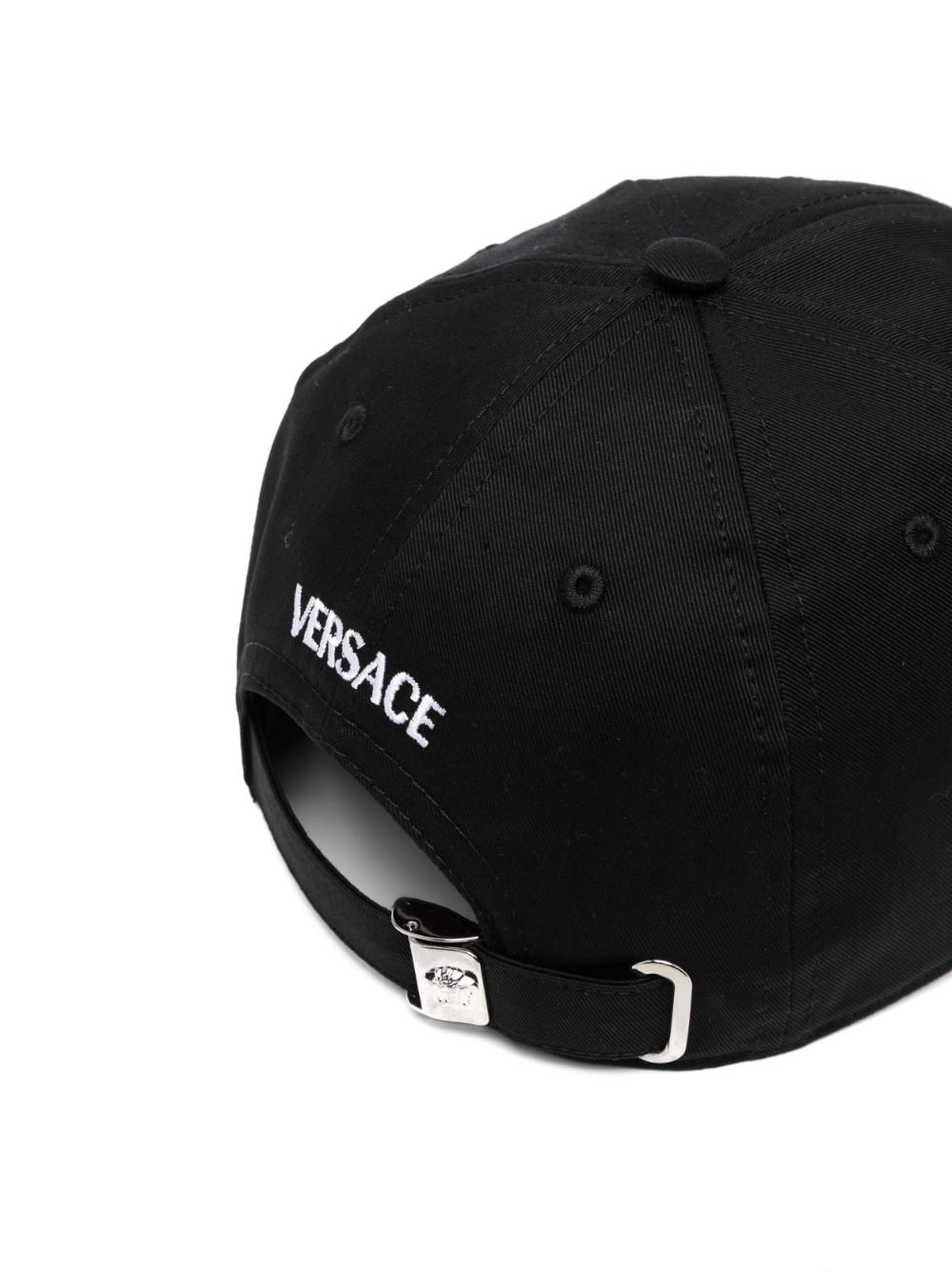 Versace logo-embroidered cotton baseball cap - Image 2