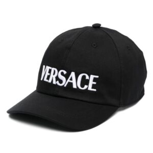 Versace logo-embroidered cotton baseball cap