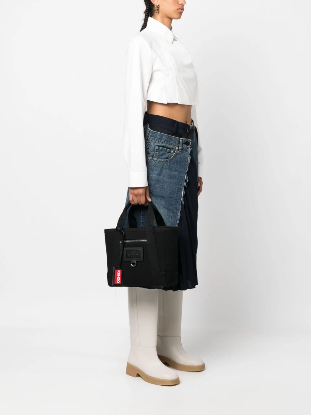 Kenzo logo-plaque tote bag - Image 2