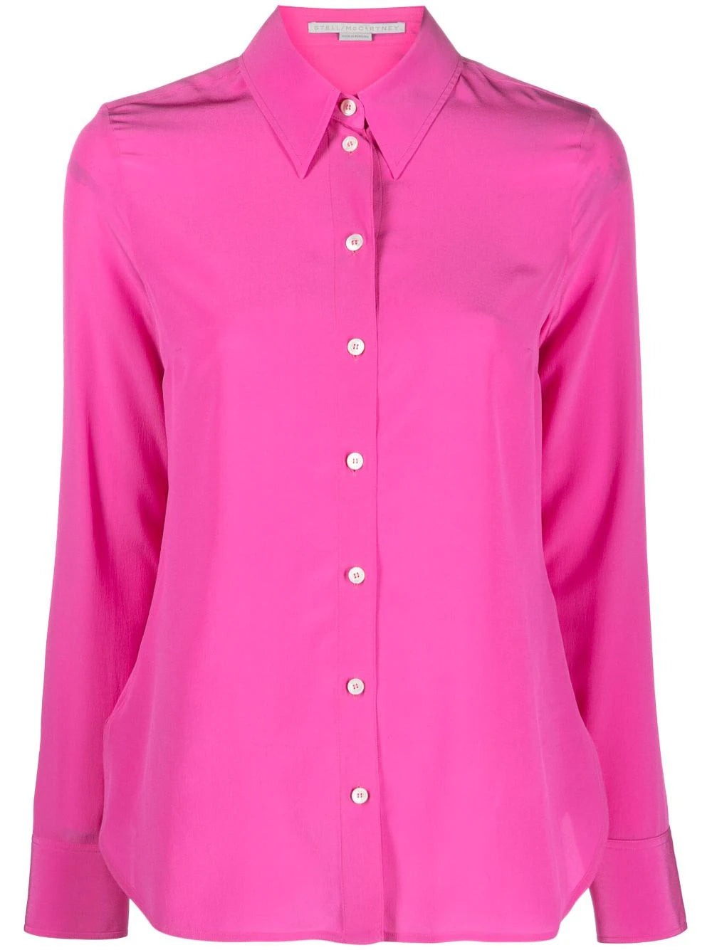 Stella McCartney long-sleeve silk shirt