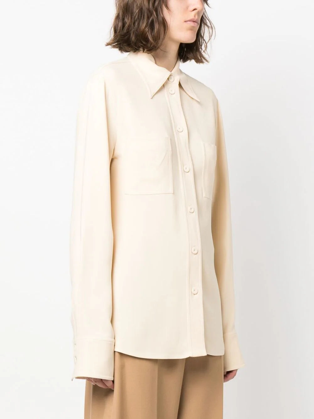 Stella McCartney pointed-collar button-up shirt - Image 3