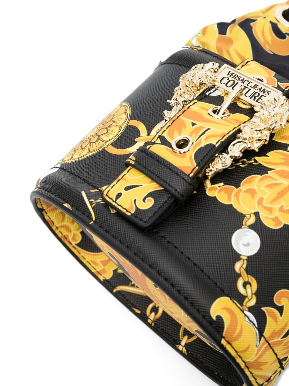 Versace Jeans Couture Chain Couture-print bucket bag - Image 5