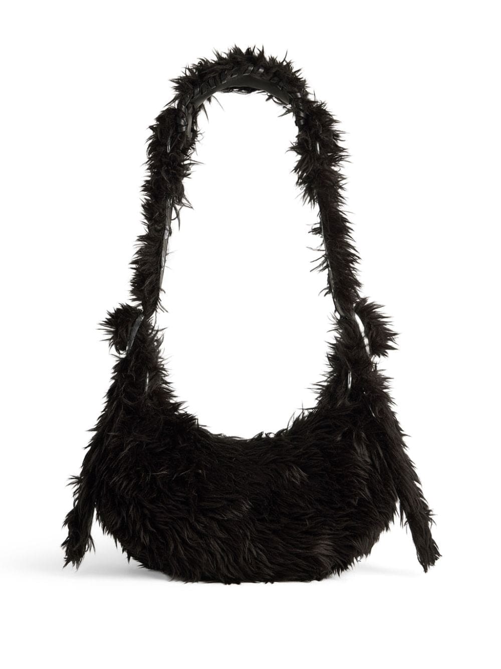 Balenciaga Le Cagole XS faux-fur shoulder bag - Image 3
