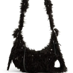 Balenciaga Le Cagole XS faux-fur shoulder bag